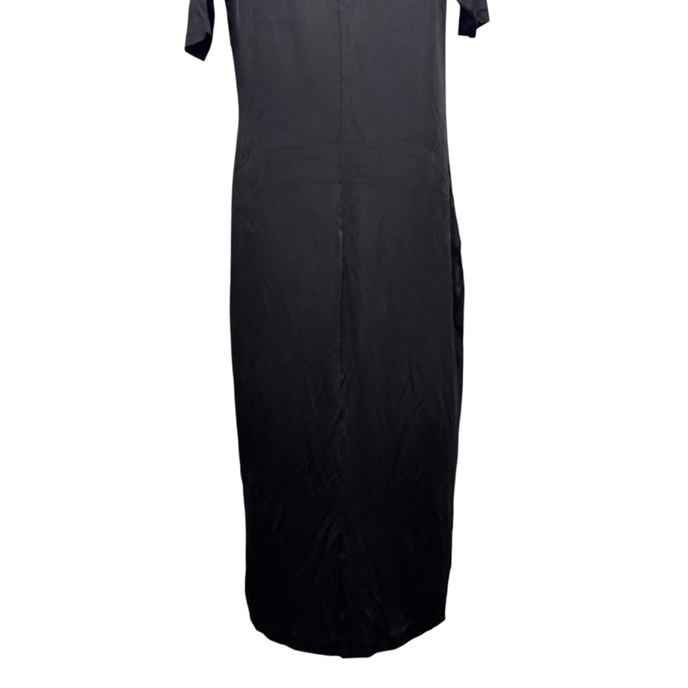 NWT Hugo Boss Etalicy Midi Dress Chic Preppy Business Career Formal Black Sz L - Picture 9 of 16